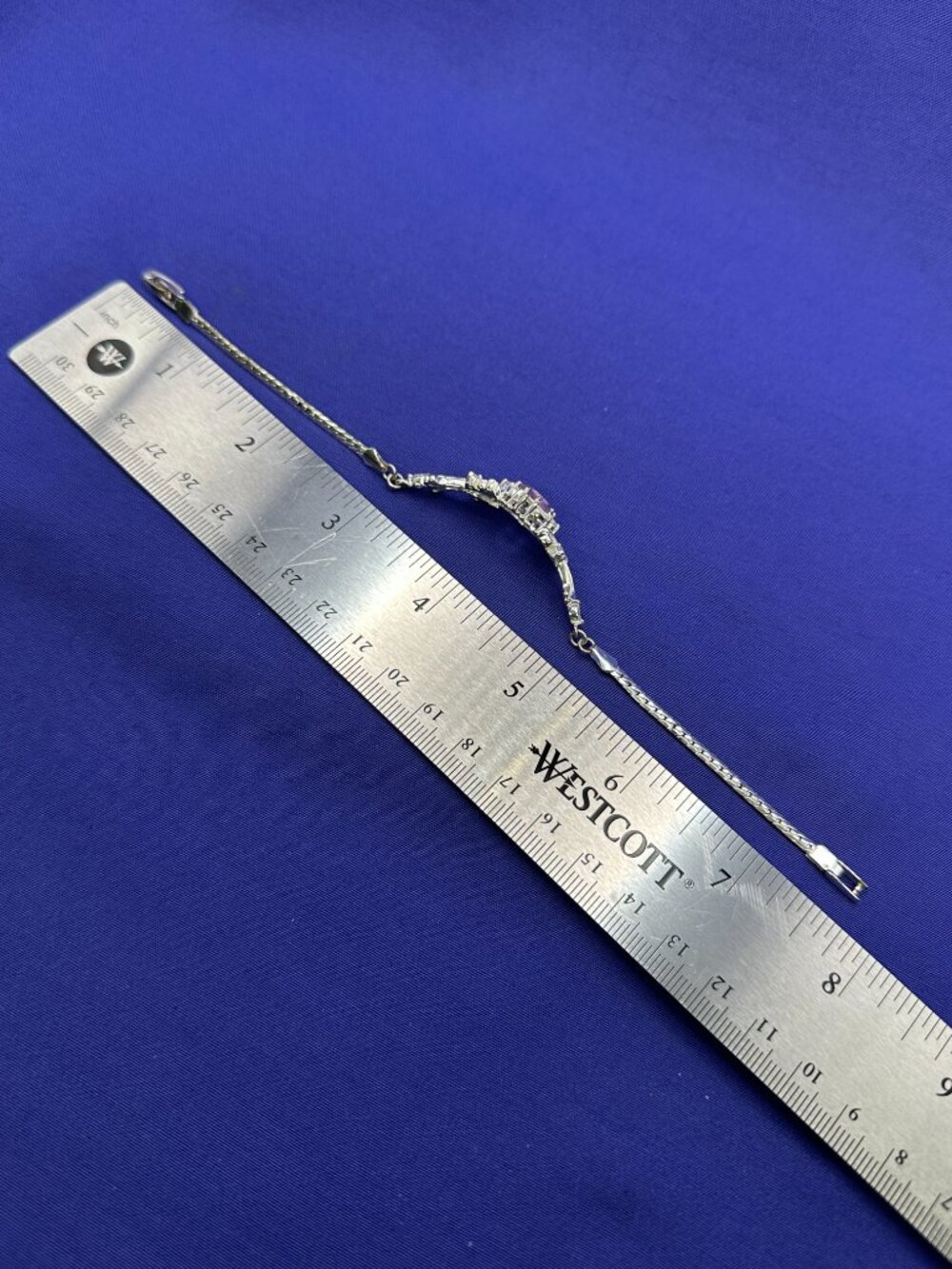 Sterling Silver JC Amethyst Bracelet - Picture 13 of 15
